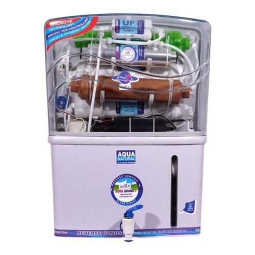 Plastic White Auric Double Protection Fresh And Hygienic Aqua Grand Water Purifier, 12 Liter