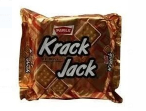 75 ग्राम मीठा और नमकीन क्रिस्पी स्क्वायर शेप पार्ले क्रैक जैक बिस्किट