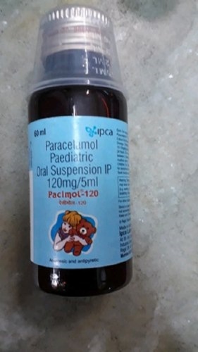 Aceclofenac Paracetamol Syrup - 120 Mg Liquid Medicine | White Color Prescription Required Designed for Hospital and Clinic Usage