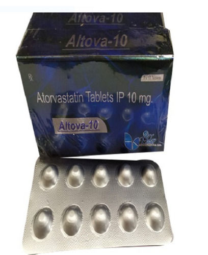 Reducing The Amount Of Cholesterol Made By The Liver Altova-10 Atorvastatin Tablets Ip 10 Mg, 3X10 Blister Pack