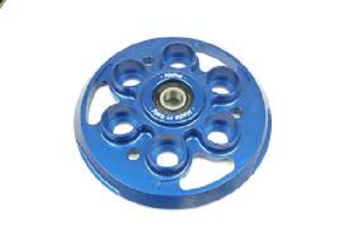 Blue Round Clutch Plate Size: Small