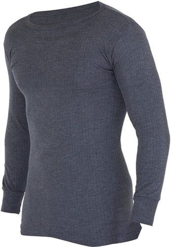 Black Breathable Skin Friendly Wrinkle Free Casual Wear Customized Modern And Trendy Grey Thermal Inner Wear For Men 