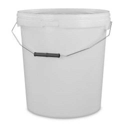 High Design And Eco-Friendly White Plain Plastic Pail, For Filling Of Paint 20 Ltr  Warranty: 1 Year