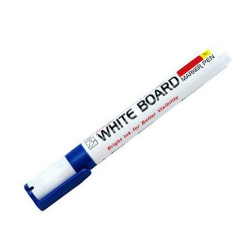 Blue Long Lasting Easy To Use Bright Ink For Better Visibility White Board Marker Pen