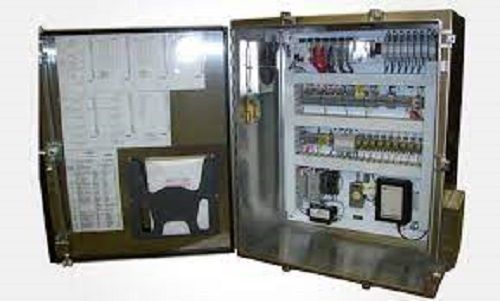 Metal Base Material Industrial Grade Electric Control Panel With Fine Finishing Base Material: Stainless Steel