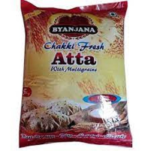 Organic White Atta - 5 Kilograms, Fresh White Flour, 3% Fat Content, Grade A, Ideal for Cooking and Human Consumption