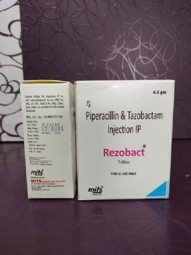 Piperacillin And Tazobactam Injection, 4.5Gm For Iv Use Only Storage: Cool & Dry Place