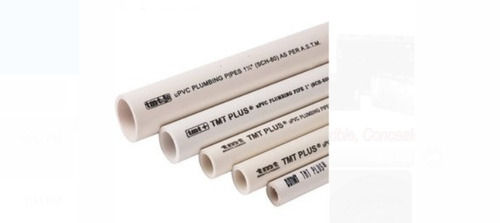 White 3Mm Thickness 5 Miter Length Pvc Plastic Pipe  Thickness: 3 Millimeter (Mm)