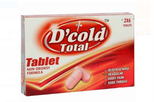 D Cold Total Tablet, Pack Of 2x6 Tablets