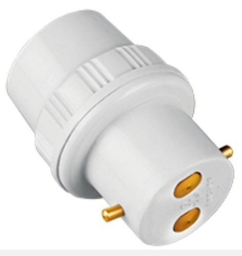 230 V White Coated With Powder Heavy Gauge Base Sme Plastic Angle Bulb Holder Density: N/A