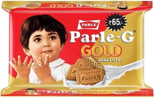 6.7gram Fat Crispy And Crunchy Delicious Sweet Parle G Gold Biscuits 