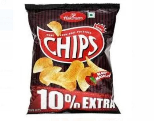 100 % Vegetarian Classic Crispy And Fried Masala Flavor Haldiram Potato Chips Shelf Life: 6 Months