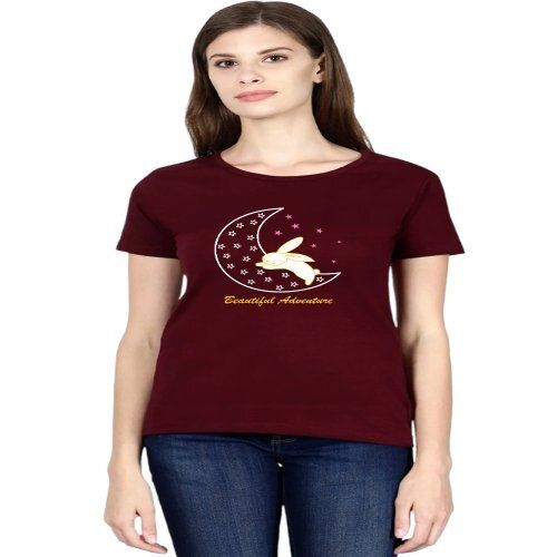 Cottbray Women Round Neck Short Sleeve T-Shirt