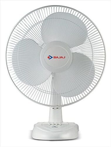 For Home And Office Durable Long-Lasting Strong 3 Blades White Table Fan Blade Material: Plastic