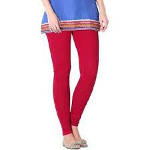 Comfortable Breathable Skin Friendly Ladies Maroon Leggings