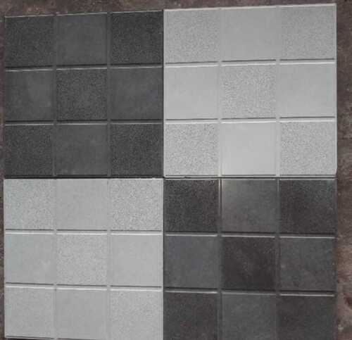 Blacks Multi Color Ceramic Material Square Designer Tile For Interior Use