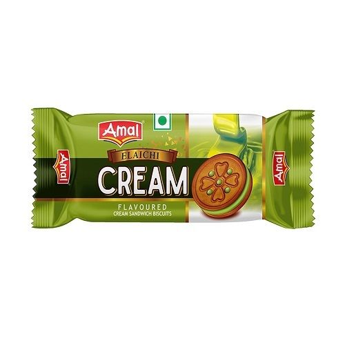 Pack Of 60 Gram Crispy And Crunchy Sweet Elaichi Cream Flavored Amal Biscuit