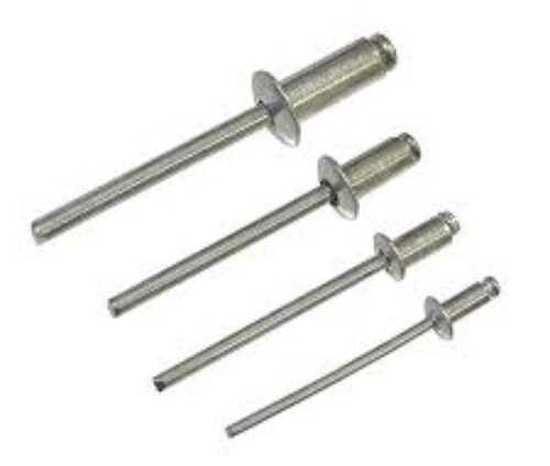 Silver Rust Resistance And Long Lasting Fastener Blind Aluminium Rivet For Construction