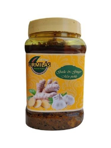 Spicy Taste Hygienically Packed Original Flavor Healthy Ginger Garlic Pickle Shelf Life: 5 Months