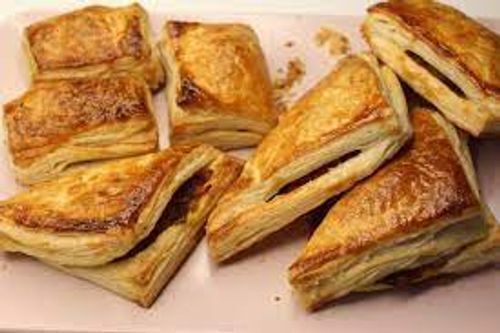 Tasty Delightful Very Delicious Crispy Crunchy Texture Spicy Puff Pastry 