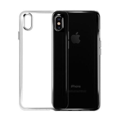 Transparent Mobile Back Cover - Rubber Material, 4-6 Inches Size, White Color | Lightweight, Easy To Fit, Plain and Printed Designs