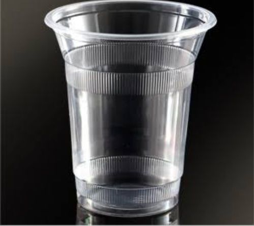  4 Inches Disposable And Eco Friendly Transparent Round Plastic Glass