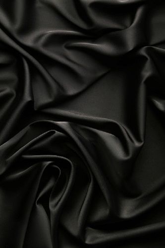 Black 100% Running Material Royal Look Pure Plain Satin Fabric For Clothing