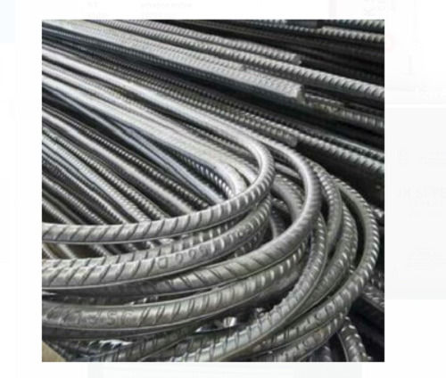 Diameter 25 Mm For Construction Grey And Black Iron Mild Steel Tmt Bars  Grade: Fe- 500