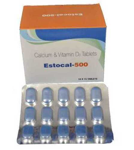 Calcium And Vitamin D3, Estocal-500