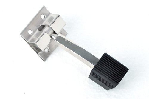 White Floor Mount Stainless Steel With Rubber Material Door Stopper