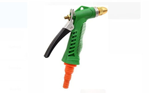 Plastic Coated Green High Pressure Lightweight And Flexible Vehicle Cleaning Water Spray Gun 