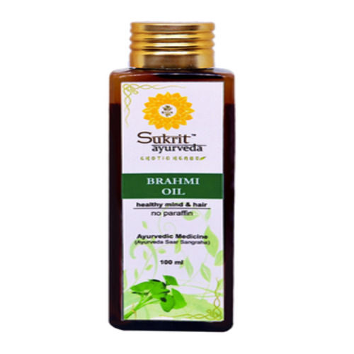 Herbal Extract Brahmi Oil For Dandruff, Sound Sleep And Body Massage With 100 Ml 