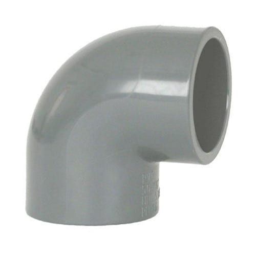 High Design And Eco Friendly 45 Or 90 Degree Angle Socket Joint Round Shaped Grey Pvc Elbow  Size: 110