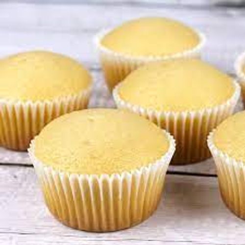 Less Sugar Super Moist Vanilla Cupcakes ,With A Spongy Muffin Paper Cupcake