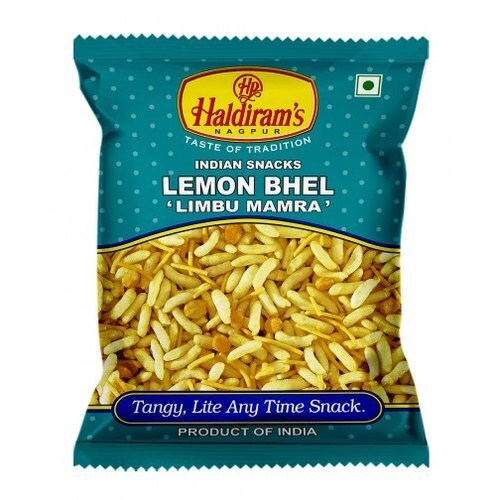 Pack Of 150 Gram Salty And Spicy Haldiram Lemon Bhel Namkeen