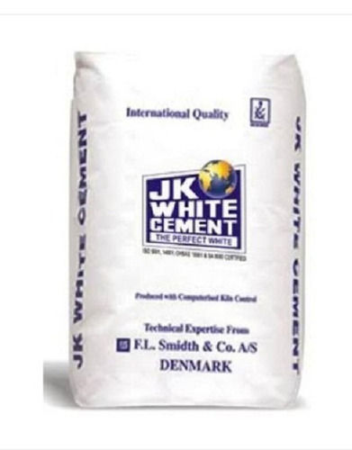 89% Whiteness 0.05 Mm Clave Jk White Cement, Net Quantity 50Kg Common Cement