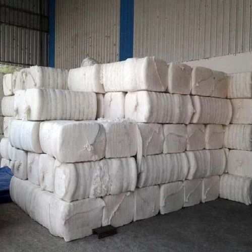 Premium Grade White Raw Cotton Bales With Smooth Texture For Multipurpose
