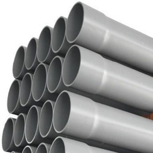 Grey Color Round SHape Pvc Plastic Pipes For Construction