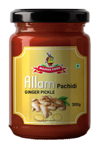 Sodium Nitrate Additives Cook Tasty Ginger Pickle With 300-grams Bottle Packaging