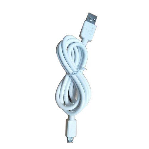 Sustainable Strong Cost Friendly Plastic White Color Usb Data Cable at