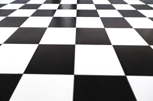 Black White 5 Mm Thick 12 X 24 Size Water Resistance Dust Proof And Glossy Fine Finish Floor Tile 