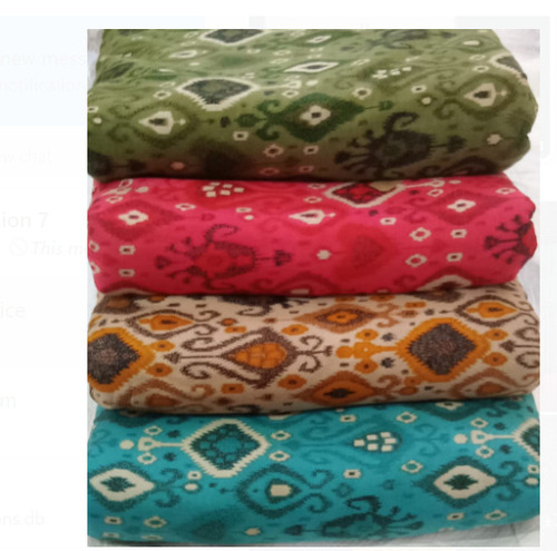 44 Inch Width Easily Washable And Breathable Printed Cotton Fabric