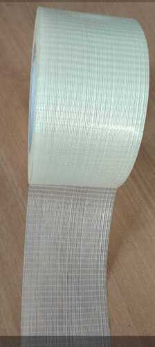 48Mm X 50M Length Single Side White Self Adhesiv Cross Filament Tape Length: 50 Millimeter (Mm)