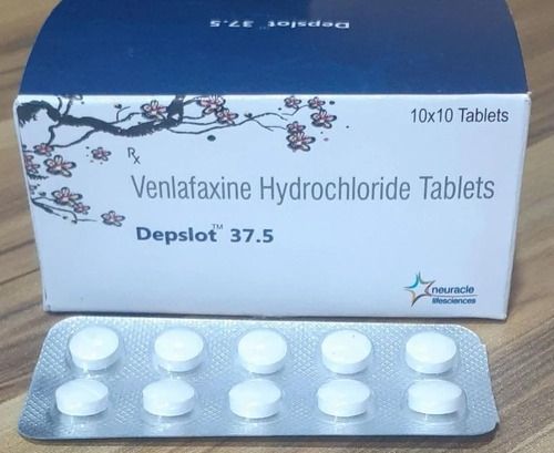 Depslot 37.5 Venlafaxine Hydrochloride Tablets, 10X10 Blister Pack Medicine Raw Materials