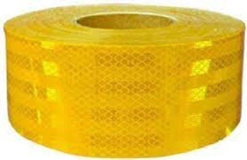 Yellow Durable Acrylic Adhesive Single Sided 0.5 Mm Thick Reflective Tapes