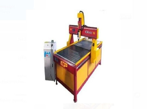 Yellow Fully Automatic 400 Watt Mild Steel Cnc Wood Router For Industrial