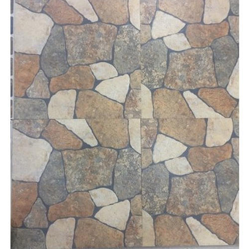 Ceramic Floor Tiles - Square Edge Design Glass Surface Finish Non-Slip & Acid-Resistant Features for Kitchens and Bathrooms