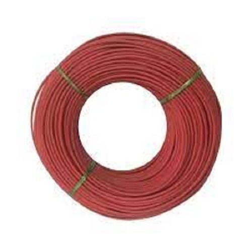 Heat Resistant Flexible Red Color Copper Electrical Wire For Domestic Use