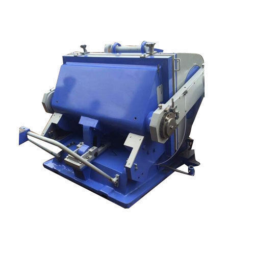 Blue Heavy Duty Die Cutting Machine For Industrial Uses