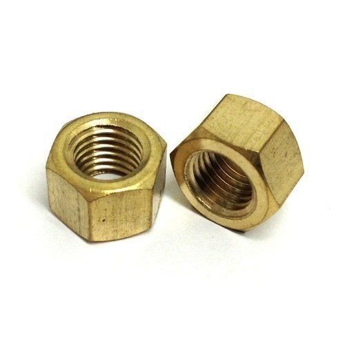 Gold Long Lasting Excellent Shape Six Sides Metal Of Brass Hexagonal Nut 